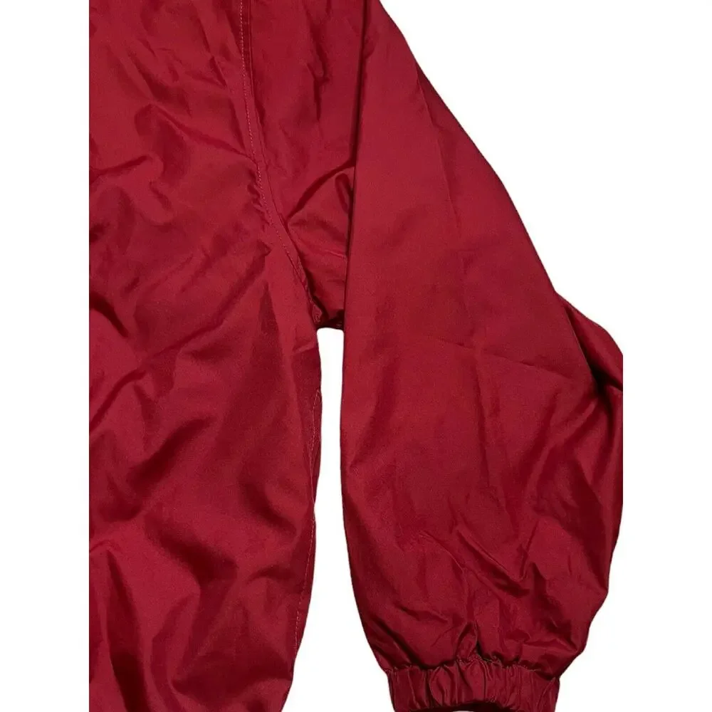 Pro Tour Cool Play men's red golf Windbreaker Pullover Jacket rain resist Sz L